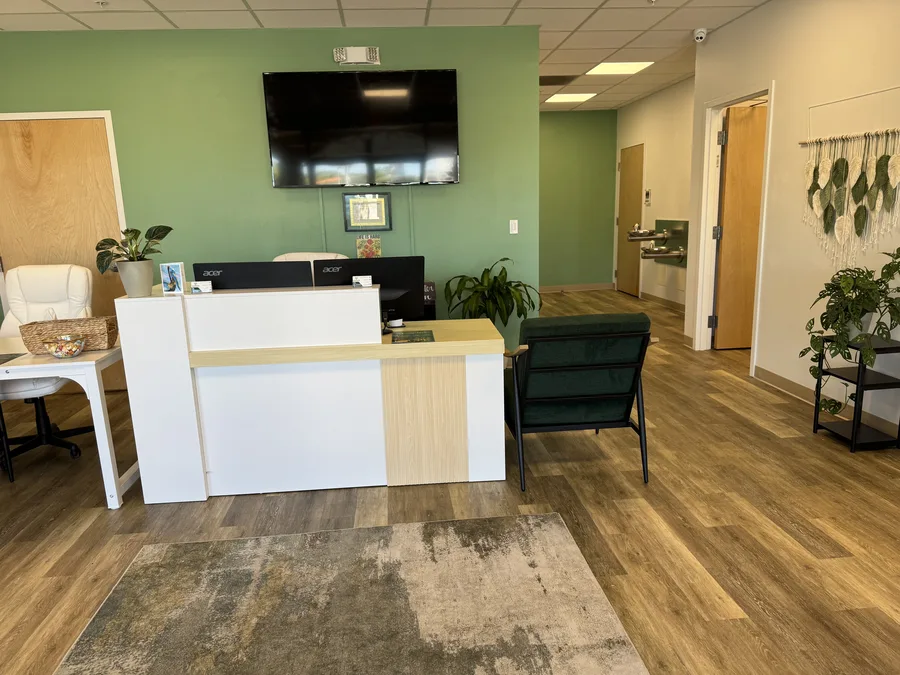 Reception area at Express Medical Marijuana Cards